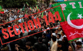 section 144 imposed against PTI protest